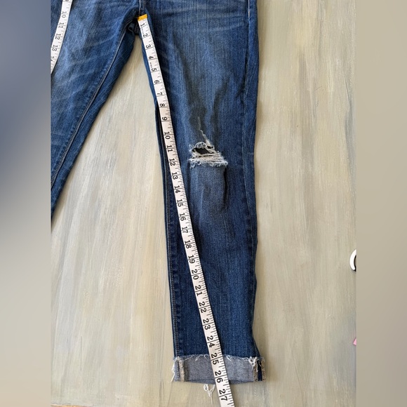 Daytrip Refined Lynx Skinny Stretch Jeans Distressed Dark Blue Size 31R - Picture 12 of 13